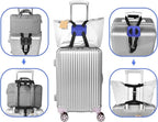 Luggage Straps Bag Bungee, Luggage Bungee - Luggage Straps Suitcase Adjustable Belt-(Blue-2)