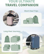 ECOHUB 4 Set /6 Set Packing Cubes for Travel Durable Suitcase Organizer Bags Set with Personalized Tag Various Sizes Travel Essentials Traveling Accessories for Luggage Machine Washable