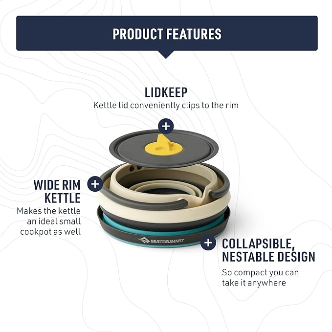 Sea to Summit Frontier Ultralight Collapsible Kettle Cook Set