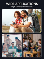 80000mAh Power Bank Fast Charging, 30W PD & QC 3.0 High Capacity Portable Charger, 5 Output 2 Input USB-C Large Battery Pack with LED Display for Phone Tablet Outdoor Camping Travel Office