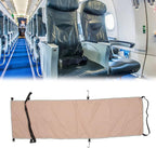 Ergonomic Adjustable Foot and Heel Hammock Cover, Comfort Airplane Footrest, Adjustable Portable Air Plane Flying Travel Foot Rest for Outdoor Travel Bus (Khaki)