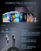 USB Type C Lightning Cable, Super Fast Pd iPhone Charging Cords Apple Certified Original Usbc Lightening Wire Power Chord for iPhone 14 13 Pro Max 12 11 SE 10 X XR XS 8 Plus USB-c Lighting Charger-6ft