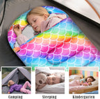 Camping Sleeping Bag for Kids Girls Boys,3 Season Warm Sleeping Bag Waterproof Portable for Outdoors Traveling,Camping