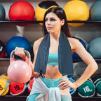 BOGI Microfiber Travel Sports Towel-Quick Dry Towel, Soft Lightweight Microfiber Camping Towel Absorbent Compact Travel Towel for Camping Gym Yoga Swimming Backpacking (L:60''x30''+16''x16''-Hpink)