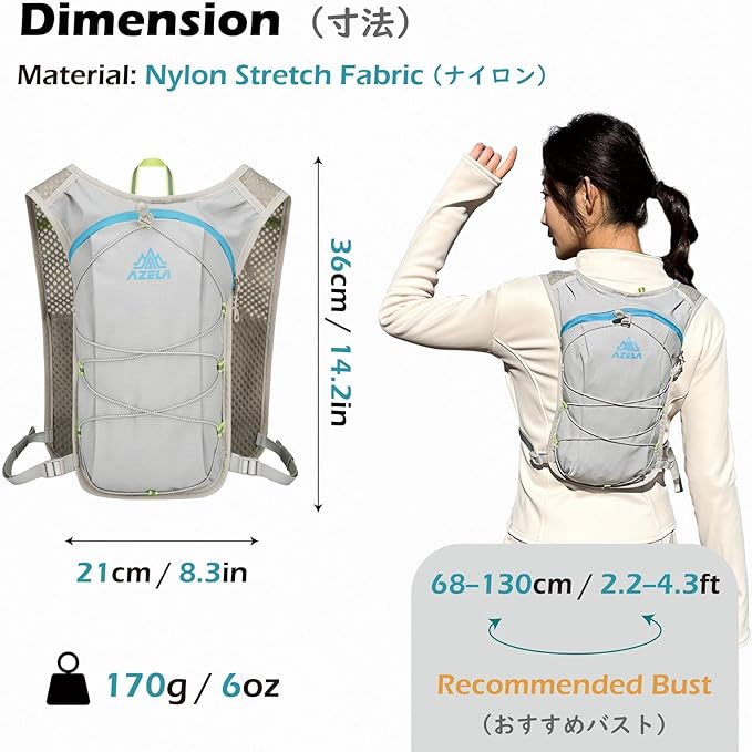 TRIWONDER Hydration Backpack Lightweight Water Pack for Men Women Hydration Pack for Cycling, Running, Hiking and Biking
