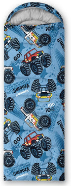 AILONEN Outer Space Astronaut Camping Sleeping Bags,Lightweight & Waterproof,3 Season Warm & Cool Weather,Cartoon Sleeping Bags for Kids,Boys Girls Travelling,Outdoors