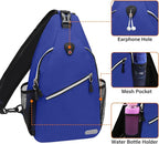 MOSISO Sling Backpack, Multipurpose Crossbody Shoulder Bag Travel Hiking Daypack