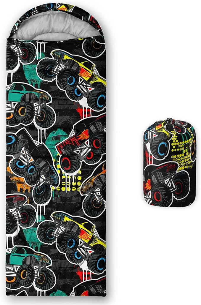 QOOMO Camping Sleeping Bags,3 Season Warm & Cool Weather,Lightweight,Waterproof Sleeping Bags for Adults & Kids,Traveling,and Outdoors,Camping Gear Equipment