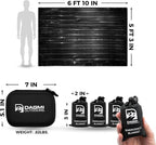 Emergency Mylar Thermal Blanket 4 Pack. Space Blankets for Survival Kits & Extreme Cold Weather - NASA Designed - Perfect for Camping Survival, Bug Out Bag, Hiking, Car Survival