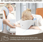 2in1 Ergonomic Memory Foam Travel Neck Pillow – 2025 Upgrade Travel Pillow for All Sleep Positions on Flights, Road Trips, and Long Distance Travel with Drawstring Bag (Adjustable - Gray)