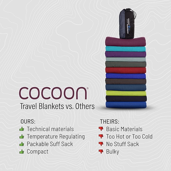 COCOON - Premium - Merino Wool TravelSheet - Black