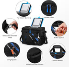 Maelstrom Cooler Bag, 30 Cans Beach Cooler, Large Leakproof Insulated Soft Cooler with Bottle Opener, Ice Chest, Portable Collapsible Cooler for Travel, Camping, Shopping