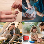 First Aid Kit 196 Piece Waterproof Hard Shell Eva Portable Survival Kit for Home, Camping, Cars, Hiking, Travel, Outdoor, Adventure Emergency Medical Kits (Black)