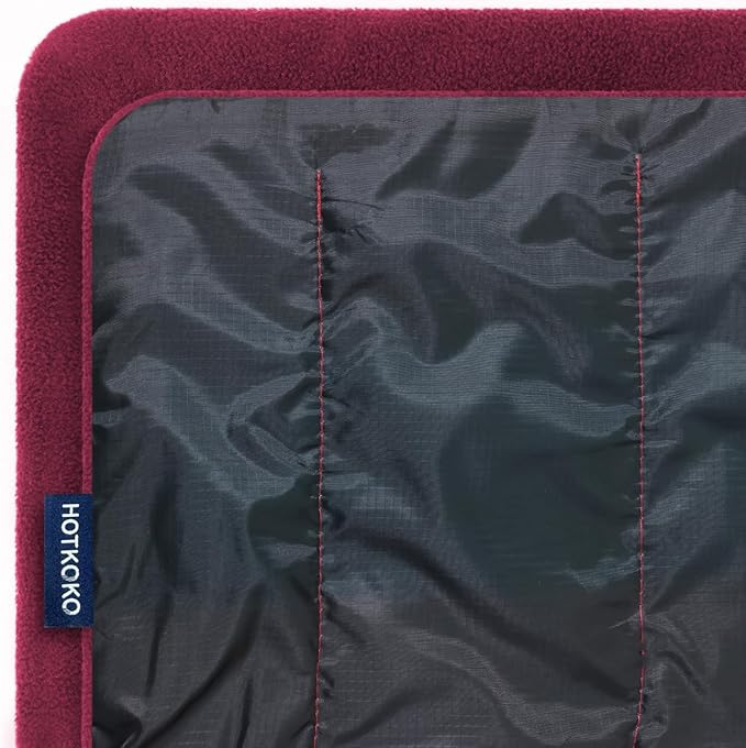 Waterproof Stadium Blanket, Soft Warm Fleece Camping Blanket Wearable Camp Blanket for Outdoor Camping, Picnic, Stadium, Sports, Beach, Car