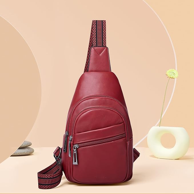 Sling Bag Crossbody Bags for Women Small Cross Body Bag Fanny Packs Chest Sling Purse for Daily Travel Leisure Sport