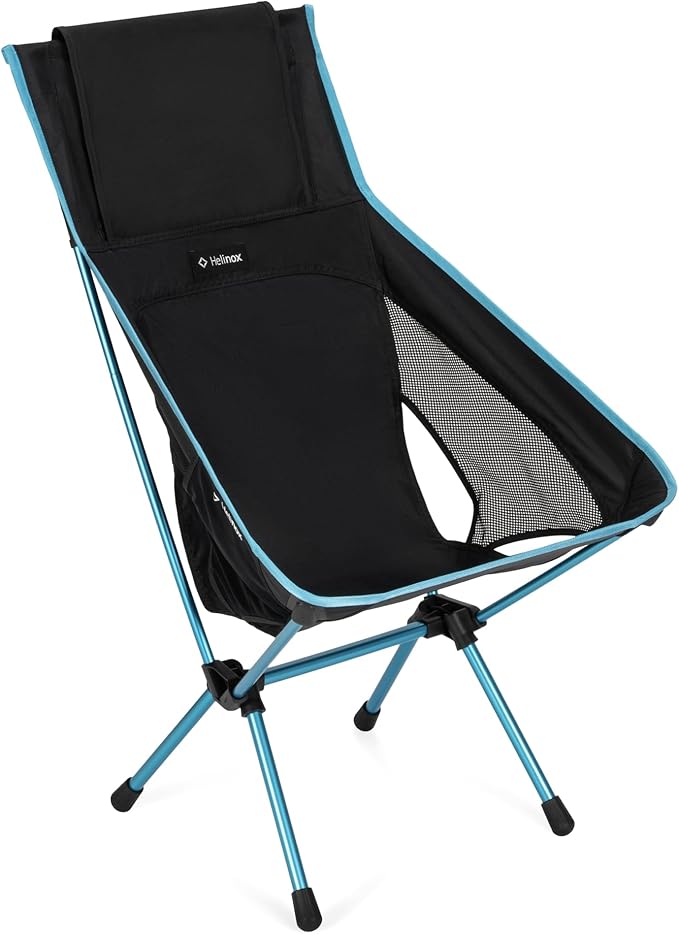 Helinox Chair One Highback (re) High-Performance Camping Chair,2.6lbs, Camping Chairs High Back, Packable, Portable Chair for Backpacking, Camping, Hiking, Travel, Black