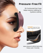 3 Pack Sleep Masks for Women Men: Zero Eye Pressure Airplane Travel Essentials - 100% Blackout Eye Masks for Sleeping - Side Sleep Comfort Cover for Lash Extensions