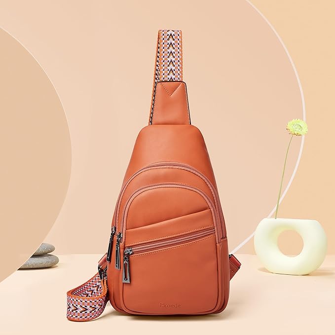 Sling Bag Crossbody Bags for Women Small Cross Body Bag Fanny Packs Chest Sling Purse for Daily Travel Leisure Sport