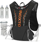 INOXTO Hydration Vest Backpack,Lightweight Water Running Vest Pack with 1.5L Water Bladder Bag Daypack for Hiking Trail Running Cycling Race Marathon for Women Men