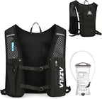 Azarxis Running Water Bottles Flask BPA Free Leakproof Hydration Vest Packs Waist Belt Replacement for Triathlon Marathon Hiking Cycling Climbing Runner