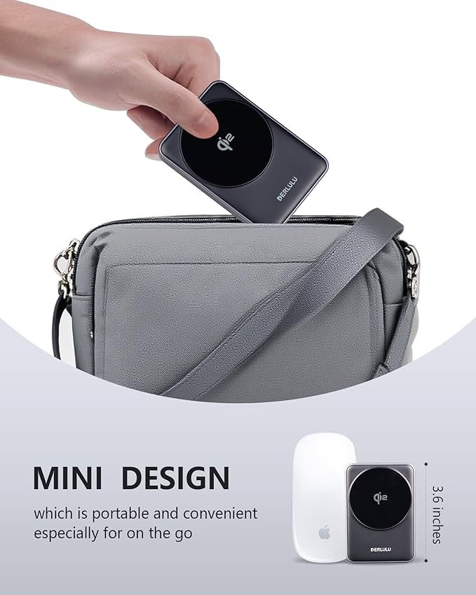 Foldable 3-in-1 Wireless Charger for Apple Devices, Qi2 15W Magnetic Fast Charging Dock for iPhone 17/16, Apple Watch, AirPods and More, (45W USB-C Charger & 5ft Type-C Cable Included)