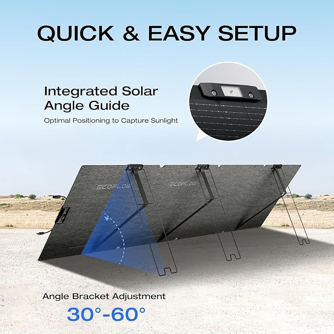 EF ECOFLOW Solar Generator DELTA 2 Max 2048Wh with 220W Solar Panel, LiFePO4 Battery Portable Power Station, Up to 3400W AC Output, AC + Solar Fast Dual Charging 0-100% in 1 Hr For Outdoor Camping RV