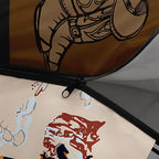 Sleeping Bags for Adults and Kids，3D Printing Camping Sleeping Bag for Girls Boys Lightweight Waterproof Cold/Warm 3-Season，Outdoor Travel with Compression Bags