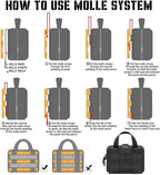 Upgrade Molle Rip Away Ifak Pouch, Tactical Small Belt First Aid Pouch Medical Utility EMT Pouch Only