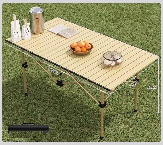 Camping Folding Table Lightweight Outdoor Portable Desk Beach Camp Foldable Tables for Picnic Grill BBQ