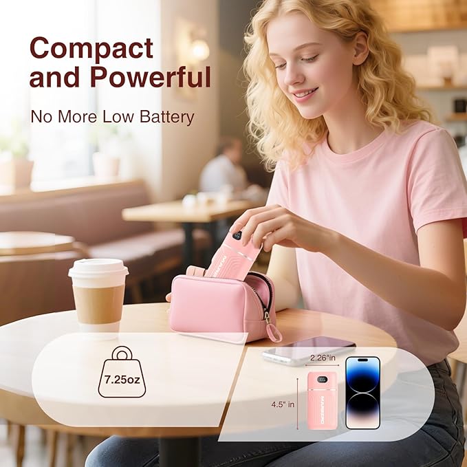 MARBERO Fast Charging Power Bank 10000mAh Phone Battery Pack Backup 18W Portable Battery Charger 5V/3A Travel-Reday Portable Charger Compatible with iPhone iPad Sumsung Galaxy Google etc