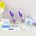Pack of 30 Basic Toiletry Kits, Individually Packed, Personal Hygiene Kit Bulk Homeless Care Package Supplies, Travel Size Convenience Kits Suitable For Hotel, Home, Camping, Travel