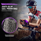 Bike Gloves for Men Women with Anti-Slip Shock-Absorbing Pad, Light Weight Half-Finger Cycling Gloves