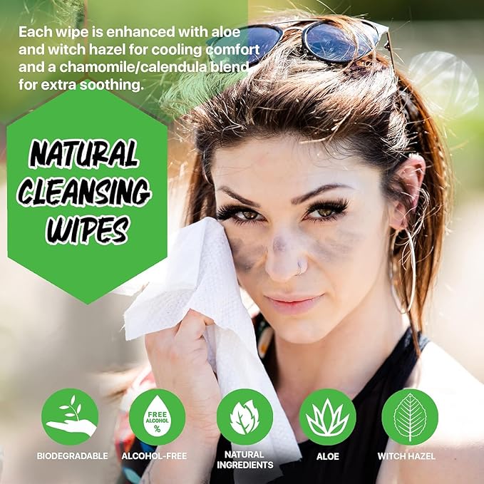 Body 6-Count Wipes - Original Disposable Wipes, Individually Wrapped for the Gym, Workout, Hiking, Travel, and Sport (Mixed Trial 6 Pack)