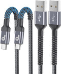 USB to USB C Cable 3A Fast Charging [2 Pack, 6FT], USB A to USB C Charger Cord, Upgraded Extra Durable Braided USBC Cable Compatible with iPhone 17 16 15 Pro Max,Samsung Galaxy S10 S9, LG and More