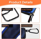 Portable Pocket Camping Chair,Ultralight Foldable Camp Stool with Compact Carry Bag, Heavy-Duty 220LBS Capacity for Outdoor Hiking, Fishing, Travel (Blue)