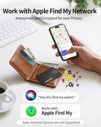Air Tracker Tag Bluetooth Tracker for Apple Find My, Air Tracker Tag Key Finder Rechargeable (iOS Only) Smart Wallet Tracker Card, Worldwide Tracking for Bags, Passport