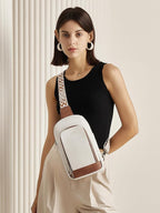 CLUCI Crossbody Bags for Women Men,Leather Sling Bag Cross Body Backpack for Woman Gifts for Women Birthday Unique