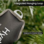 GYGYL Soft Flask, TPU Collapsible Soft Water Bottle for Hydration Pack, Running Vest, Leak-Proof Folding Water Bottle for Hiking Cycling Climbing Jogging-250ml Grey