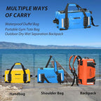 ESONE Dry Bags Waterproof Backpack for Men/Women Dry Bags for Kayaking Waterproof Backpack for Travel Dry Bag Backpack Waterproof Duffel Bag Applicable Boating Camping Paddle Board Surfing