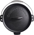 Pre-Seasoned Cast Iron Camp Dutch Oven With Legs, 4.1 qt, including Lid Lifter & Lid Stand