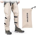 Snake Gaiter, Durable Snake Guard Gaiters for Hunting, Waterproof Snake Legging Chap for Men and Women,Snake Bite Protection Gaiter for Whole Leg with Adjustable Size