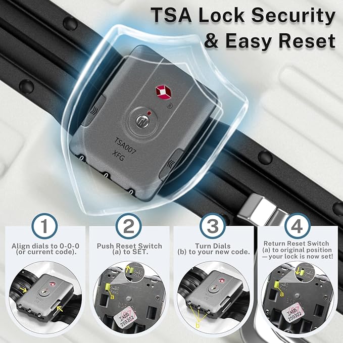 Krute Luggage 28 Inch Aluminum Frame Luggages TSA Lock No Zipper Checked Suitcase with Spinner Wheels Hard Shell Lightweight PC+ABS Large Suit Case