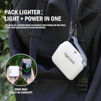 WARSUN Rechargeable Camping Lantern 1000 Lumens, 6000mAh Portable LED Light with Solar Charging, 4 Color Temperatures, 3 Brightness Levels, Hanging Flashlight for Outdoor Use