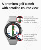 Voice Caddie T9 Premium GPS Golf Watch/Slope Mode/Color Touchscreen/Course View/Green Undulation/Swing Tempo/Auto Score Record /40K Courses