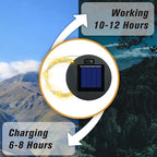 Solar Light Replacement Top, Solar Panel Lantern Lid Lights, Outdoor Fairy Light Garden Accessories Waterproof Led Water Can Lights Replacement Parts 2 Pack (Warm/Warm)