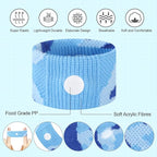 Motion Sickness Bands for Kids Cruise Travel Essentials Anti-Nausea Acupressure Wristband for Morning Car Sea Sickness Wristbands for Kids (Camo Blue/Purple)…