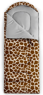 QOOMO Animals Camping Sleeping Bags,3 Season Warm & Cool Weather,Lightweight,Waterproof Sleeping Bags for Adults & Kids,Traveling,and Outdoors,Camping Gear Equipment