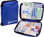 First Aid Only 299 Piece All-Purpose Emergency First Aid Kit for Home, Office, Car, Apartment, Dorm, and Camping, Travel-Friendly Compact Pouch Fits in Backpacks, Suitcases, Cabinets, and Drawers