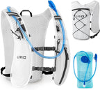 Running Vest for Women Men, Adjustable Chest Straps Running Hydration Vest with 1.5L Water Bladder, Lightweight Breathable Reflective Hydration Pack for Marathon, Trail, Hiking, Cycling