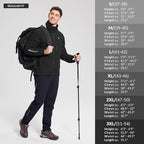 baleaf Men's Rain Jacket Waterproof Windbreaker Raincoat Running Cycling Hiking Gear Hood Lightweight Reflective Packable